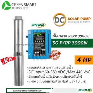 ปั้มบาดาล PYPP DC 4SPW 3000W