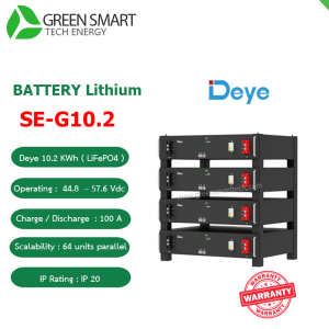 แบตเตอรี่โซล่าเซลล์ Battery Lithium  51.2V 125Ah  DEYE SE-G10.2